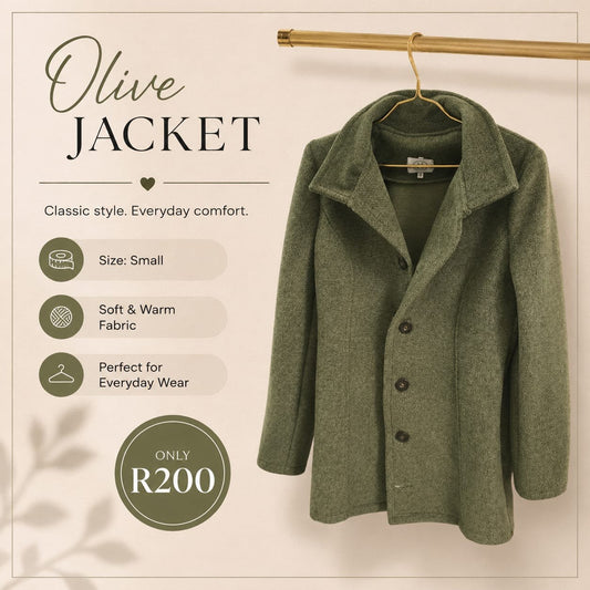 Pre-loved Olive Jacket, Size S