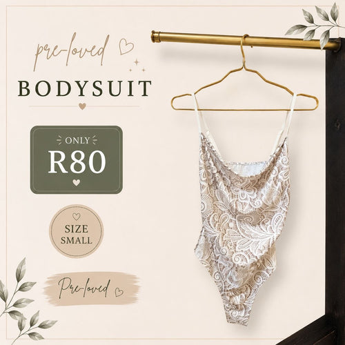 Pre-loved Lace Bodysuit, Size S