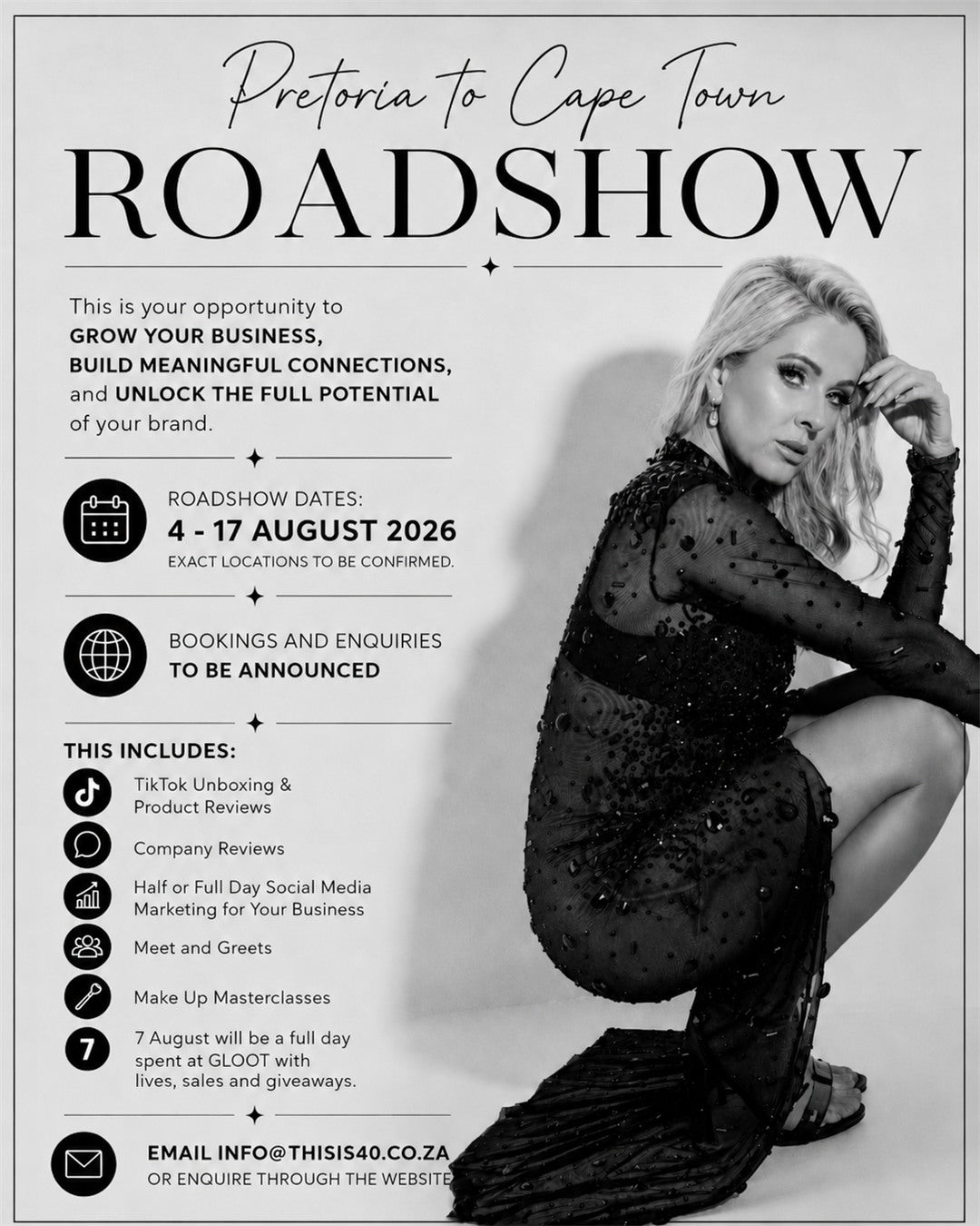 Pretoria to Cape Town Roadshow